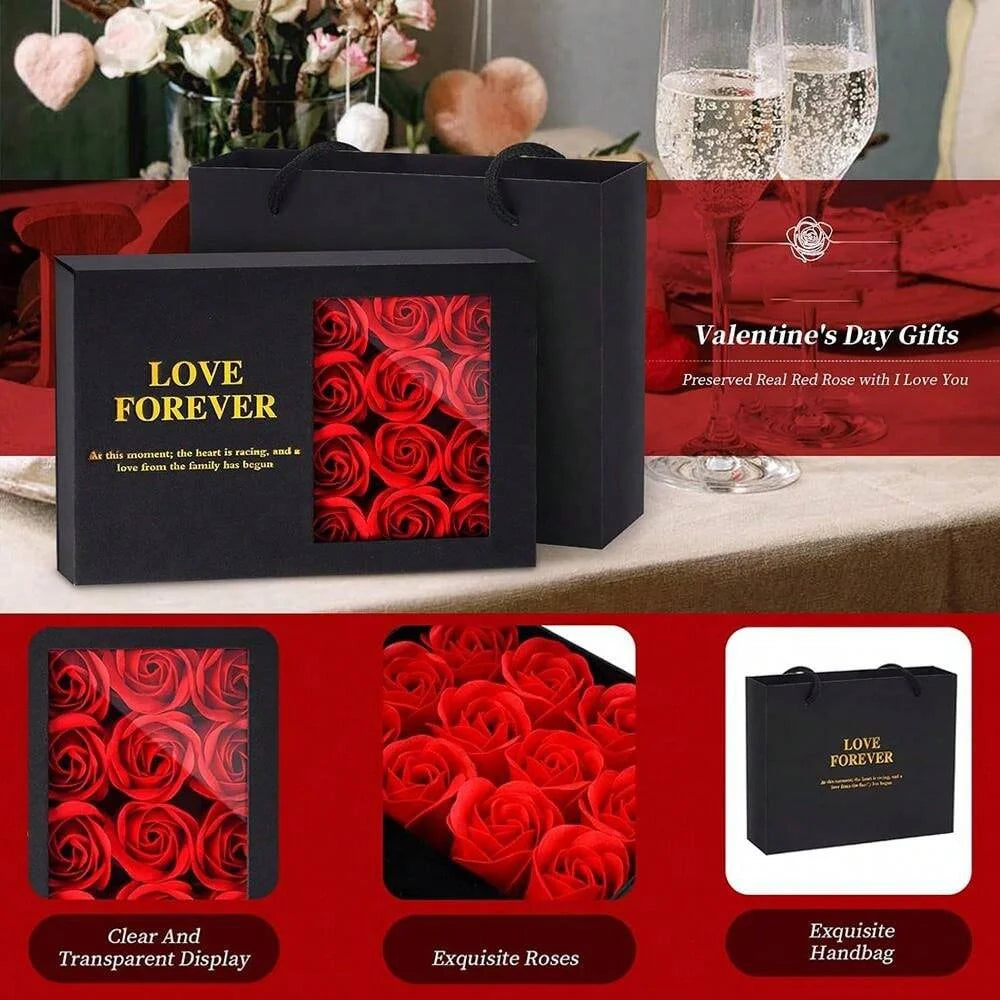 Eternal Rose Gift Box – Den Ultimate Gaveopplevelse